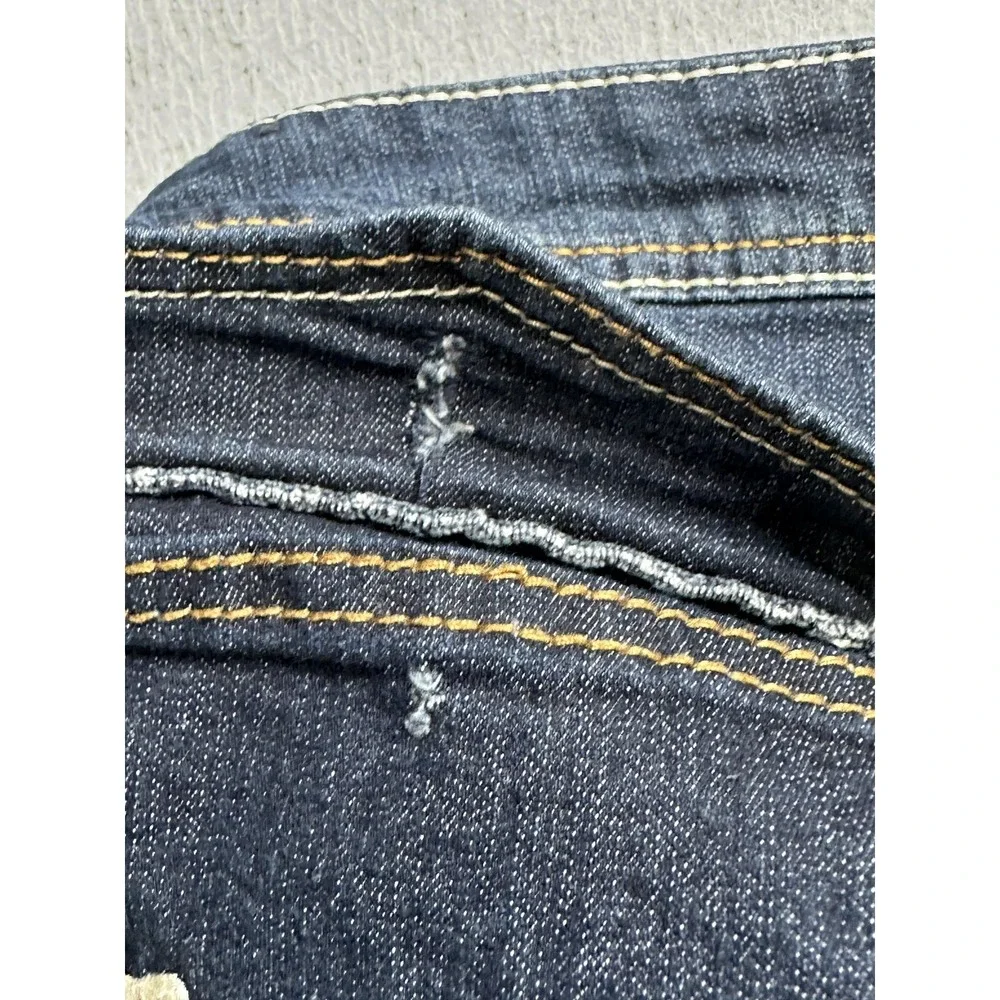 U.S. Polo Assn Shorts Womens 11/12 Blue Denim Jean Bermuda Embroidered Pockets